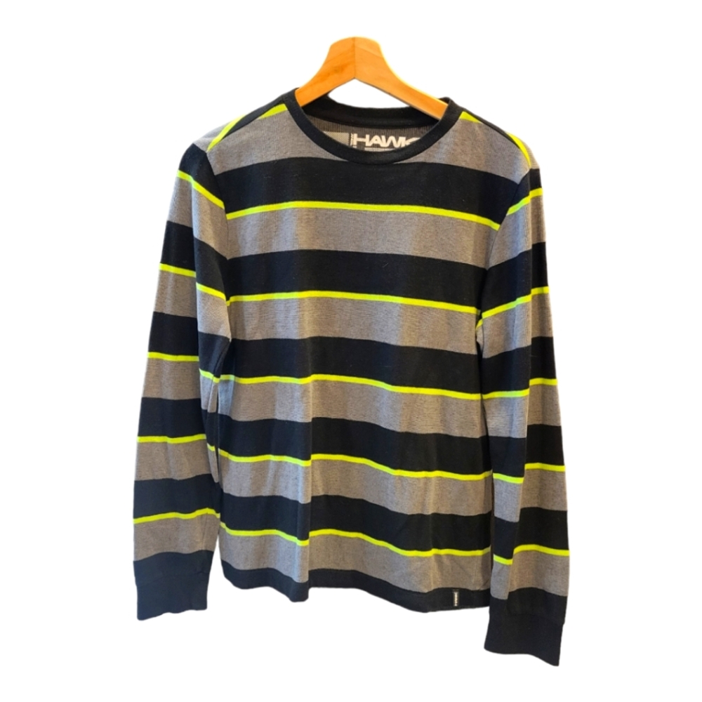 Tony Hawk Long Sleeve Henley Shirt Boys XL